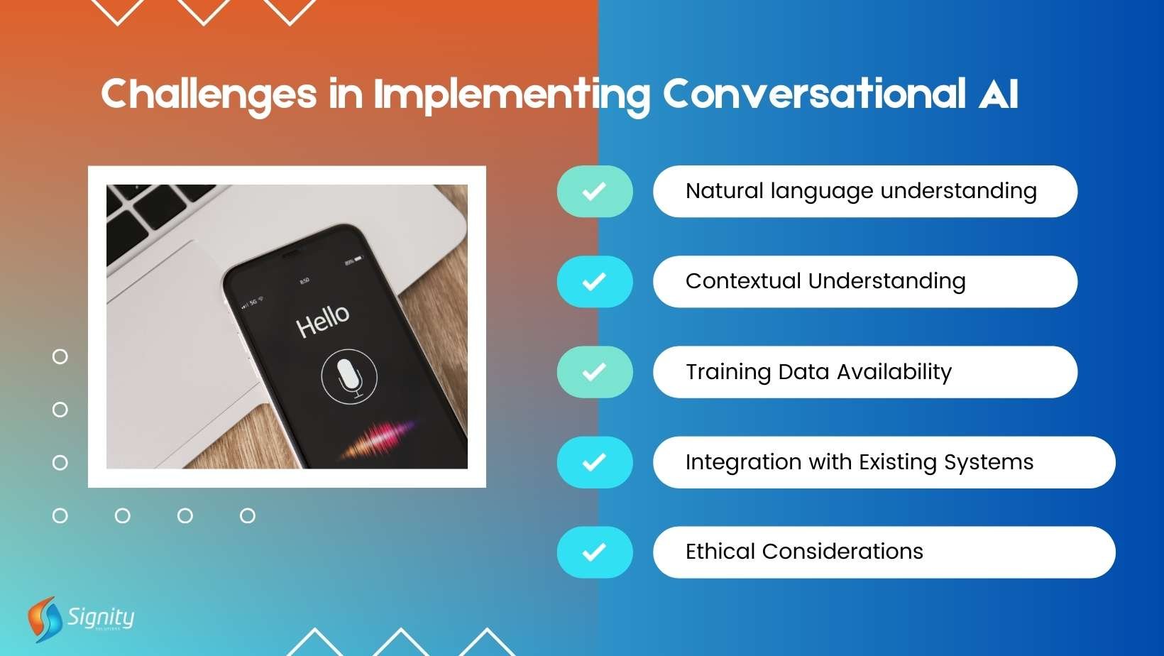 Challenges in Implementing Conversational AI