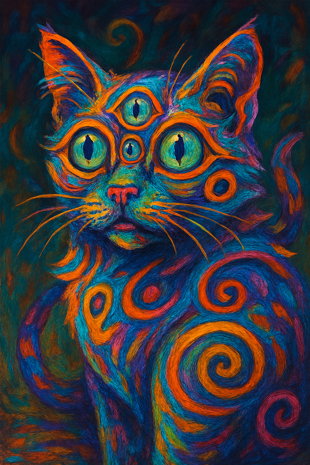  image of a weird cat
