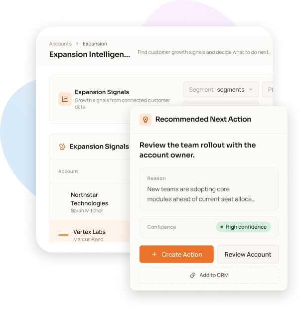 Expansion & Next-Best-Action Intelligence