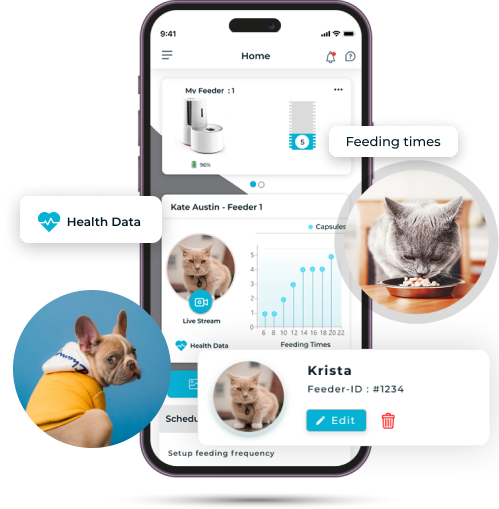  Custome Software Development & Integration to Power IoT enabled Pet Feeder