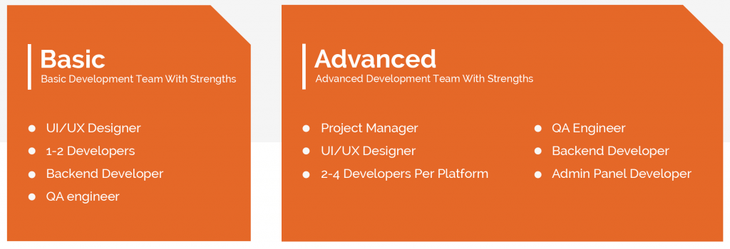development team size