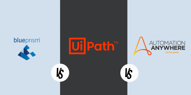  RPA Tools Comparison - UiPath vs BluePrism vs Automation Anywhere 