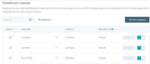 HubSpot to Zoho integration - Connect HubSpot with Zoho in 2 minutes