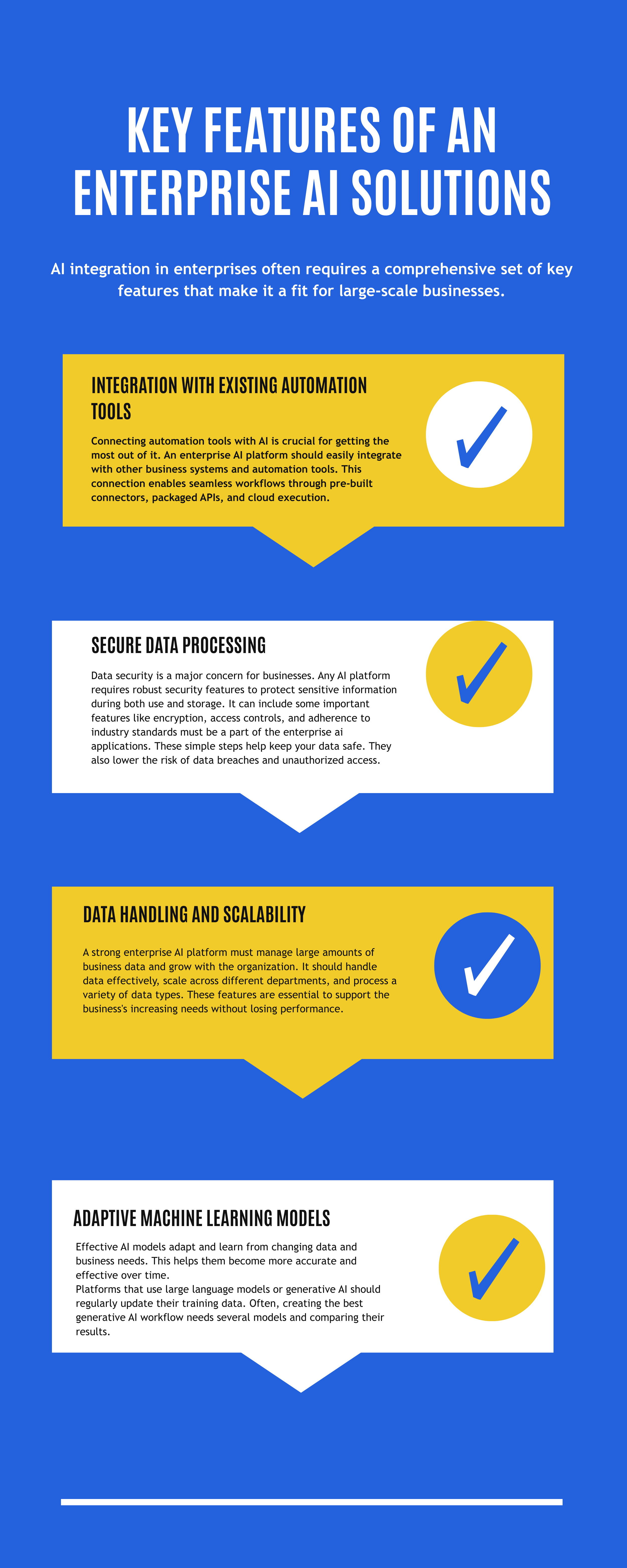Key Features of an Enterprise AI Solutions