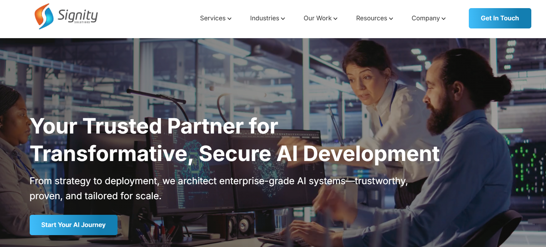 Signity Solutions Top AI Development Companies to Consider for Your Next Project