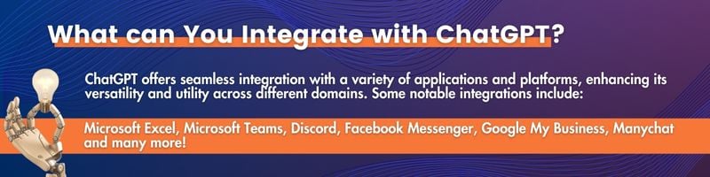 What can You Integrate with ChatGPT