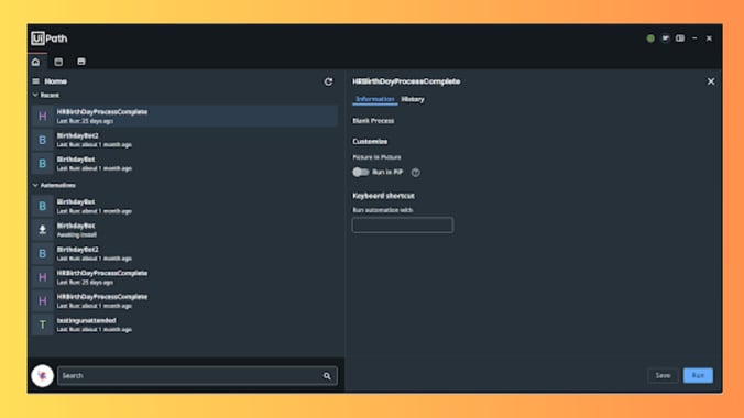 uipath dashboard