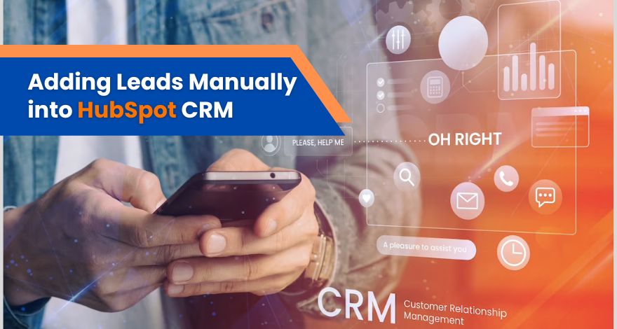 add a lead manually into CRM System