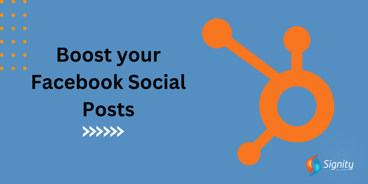 Boost your Facebook Social Posts in HubSpot
