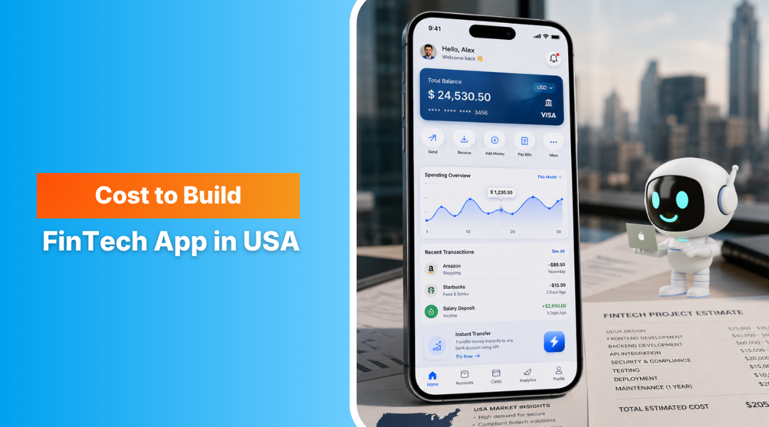 Mobile banking and cost of fintech app 