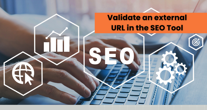 Validate an external URL in the SEO Tool