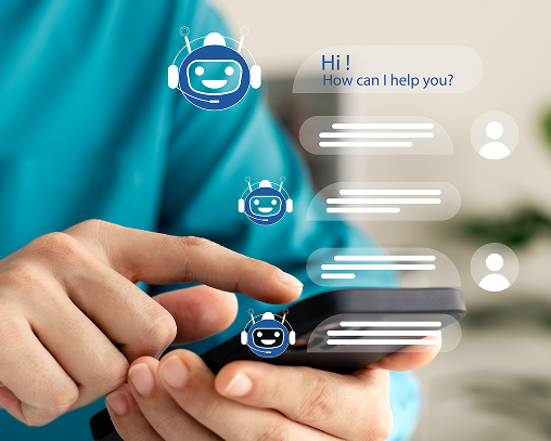 ai-chatbot-intelligent-digital-customer-service-application-concept-computer-mobile-application-uses-artificial-intelligence-chatbots-automatically-respond-online-messages-help-customers-instantly (1) 1