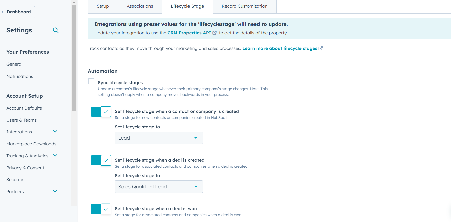 Adding New Lifecycle Stages